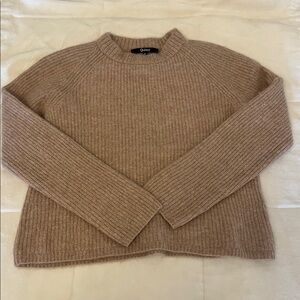 Quince Women's Cashmere Sweater in Tan